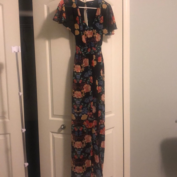 Floral Dress with built in shorts - Picture 1 of 4